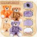 Liliful 18 Pcs 14 Inch Valentine's Bear Stuffed Animals Toys Bulk Baby Shower Soft Plush Bear Gifts for Valentines Birthday Party Favor Wedding Multicolor Unisex Plush Toys (Vibrant Color)