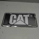 Caterpillar Equipment Black with Silver Outline Novelty Auto License Plate