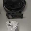 Portable Clip on Fan 10000mAh Battery Powered, USB Type C, Supports 720 Adjustment, 4 speed, 8inch Personal Fan for Table, Bedroom, Desk, Camping, Stroller, Golf Cart