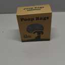 Dog Poop Bags Rolls Refill: TVOOD 280 Count Unscented Doggie Poop Bags with Dispenser Leak Proof and Thick Poo Bag for Pet Waste (Black)