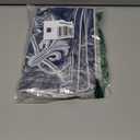 Aeckself European Floral Pillow Cover 12x20 Inch, Luxury Velvet Embroidered Decorative Lumbar Throw Pillow Cover for Couch Bedroom Living Room, Navy Blue and White