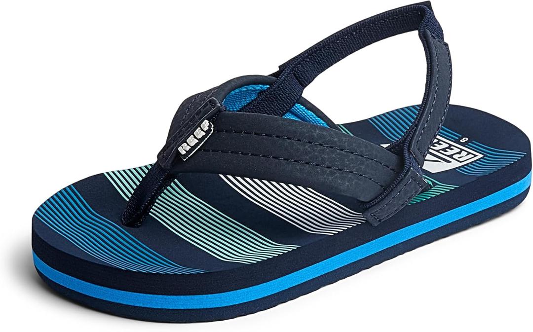 REEF Boys Toddler/Little Kid Ahi Beach Flip Flop, Soft Cushion Footbed, Water Friendly