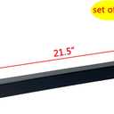 DP102 Porcelain Steel Flavorizer Bars Replace for Weber 7534, Genesis Silver A, Spirit 200 Series E/S200 E/S-210, Spirit 500 with Side Control Knob, Flavor Bars 21.5" Long, 5pack