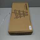 Acacia Wood 3 Tier Wooden Serving Tray - Foldable Three Tiered Stand for Charcuterie Boards, Desserts, Party Wedding Kitchen Decor & Easy Storage