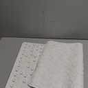 WRISIN Bathtub Mat Non Slip with Suction Cups - 100% Rubber Bathroom Mat Textured for Bath Tub Shower Safety - Soft on Touch - BPA/PVC Free - Pet Dog Bath Mat - Machine Washable - 16  28 InchWhite