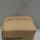 HIGOGOGO Pouf Ottoman Stuffed Round Modern Foam Filled Foot Rest Poufs for Living Room Chair Decorative 26 X 18 Inches Boho Relax Stool for Wedding Christmas Party, Light Grey