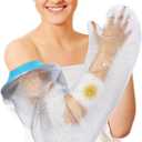 Asunby Cast Covers for Shower Arm Adult Waterproof,Reusable Full Cast Protector for Bandage,Hand,Wrist,Elbow,Soft Comfortable Showering Sleeve Bag to Keep Wounds Dry,After Surgery Gifts