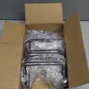 12 Pack Hat Organizer with 2 Hooks, Wig Holder for Multiple Wigs, Cowboy Hat Rack for Wall, Door, Closet (Black)