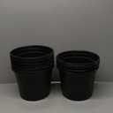 12 Pack 5 Gallon Nursery Pots Thickened Soft Plastic Plant Pots with 20 Pcs Waterproof Plastic T-Type Plant Tags and 2Pcs/Set Transplanting Digging Mini Tools