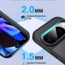 [NO.1 Magnetic for Google Pixel 10 Pro XL Case with MagSafe [Military Shockproof][Translucent Matte][Anti-Fingerprint] Soft Silicone Bumper for Google Pixel 10 Pro XL Phone Case Slim,Black