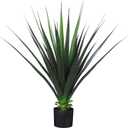 Veryhome 3FT Agave Plant Artificial Succulents 35 Inch Large Fake Outdoor Plants UV Resistant Faux Greenery for Indoor Home Office Floor Front Porch Decor