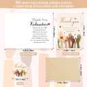 50 Sets Volunteer Thank You Cards with Envelopes and Stickers Appreciation Gifts Bulk You Are Greatly Appreciated Cards for Volunteers Social Workers Pastor Church Ministry Charity Supplies