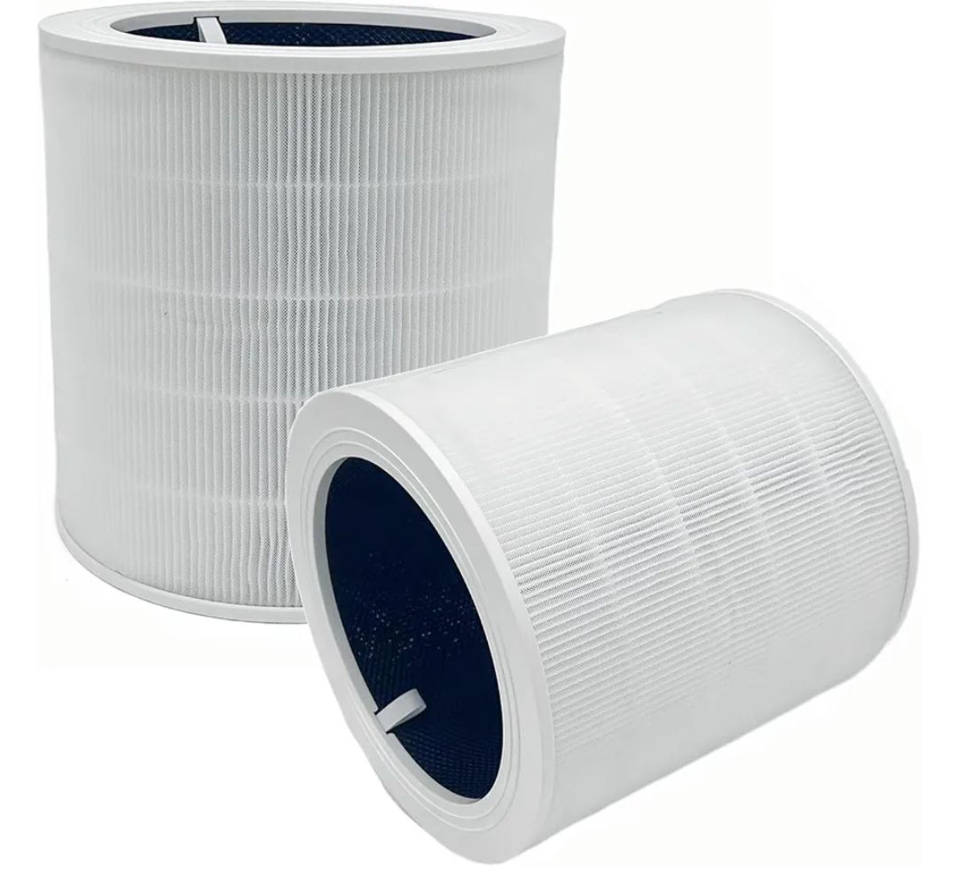Core 600S-RF Replacement Filter Compatible For LEVOIT Core 600S-RF AIR Purifier, H13 True HEPA 3-in-1,2Pack, White, by HODSEUKIN