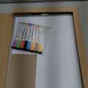 Dry Erase Magnetic White Board, 16" x 12" Double-Sided Desktop Whiteboard with Stand, Portable Small Whiteboard Set for Drawing, Office, Home
