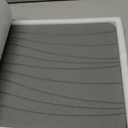 Fast Drying Stone Bath Mats for Bathroom, Non-Slip Diatomaceous Earth Bath Mat, Super Absorbent Bath Mat Stone Dark Gray Wave, 1'3" x 1'11"