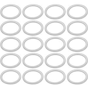 Uxcell 20Pcs 26mmx32mmx2mm Aluminum Motorcycle Hardware Drain Plug Washer