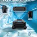 PC10 Cordless Robotic Pool Vacuum for Inground & Above Ground Pools 5000GPH Pool Cleaner Robot, Floor-Wall-Waterline Cleaning, 150μm Filter, 120-min Runtime, Smart Navigation, Self-Parking