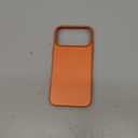 for iPhone 17 Pro/17 Pro Max Magnetic Case,Classic Liquid Silicone Anti-Scratch Mobile Phone Case (Dark Orange,17 promax)