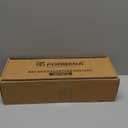 Forbena Black Floating Shelves for Bathroom Wall Set of 2, Kitchen Spice Rack Wall Mount, Modern Wood Hanging Wall Shelves for Bedroom Organizer, Restroom Pantry Closet Storage (Grey-Black)