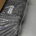 BRAWNTIDE Stadium Seat with Back Support - Comfy Cushion, Thick Padding, 2 Steel Bleacher Hooks, 4 Pockets, 2 Cup Holders, Reclining Back, Ideal Chair for Sport Events, Beaches, Camping, Concerts (Regular - Width 20.5 Inches, Black)