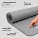 MSPORTS Yoga Mat Premium Non Slip Thick Extra Comfortable Exercise Mat for Home Workouts, Pilates, Stretching & Gym Cushioned NBR Foam, Gym Mat with Strap, for Women & Men