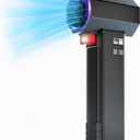 Oley Turbo Dryer Blower for Car, 750W Portable Car Drying Blower, 330 CFM Airflow, 3.5LB Thrust,4 Speed, for Courtyard Cleaning, Home Use, Blowing Snow and Car Dryer (Pencil Black)