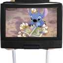 Hikig DVD Player Headrest Mount Holder - Portable DVD Player Mount for Car Back Seat Headrest - Swivel & Flip - 7 to 11 Inch