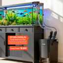 VEVOR 317GPH Canister Filter, 3-Stage External Aquarium Filter with Powerful Pump, Water Circulation Cleaning Machine with Media for Large Fish Tanks and Aquariums Up to 100 Gallons, for Freshwater