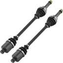 Youxmoto Rear CV Axle Fit for Polaris Ranger 500 800 (EFI Crew HD XP) 2010 2012 2013 2014, Rear Left/Right, For 1332814 1332878 1333008 1333233, 4340 Chromoly Steel Drive Half Shaft