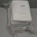 EAONE 12 Pack Plant Covers Freeze Protection, 32x47'' Winter Frosts Cloth for Outdoor Plants, Reusable Frost Blankets Drawstring Bags for Cold Freeze Sun Protection Bird Insect Prevention,White