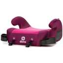 Diono Solana 2 XL 2022, Dual Latch Connectors, Lightweight Backless Belt-Positioning Booster Car Seat, 8 Years 1 Booster Seat, Pink, 120lb