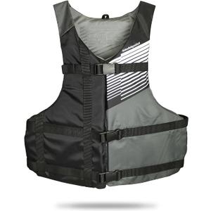 Stohlquist Fit Youth Life Jacket - Coast Guard Approved, High Mobility PFD, Buoyancy Foam, Fully Adjustable for Children Around 75-125 lbs, Young Adult