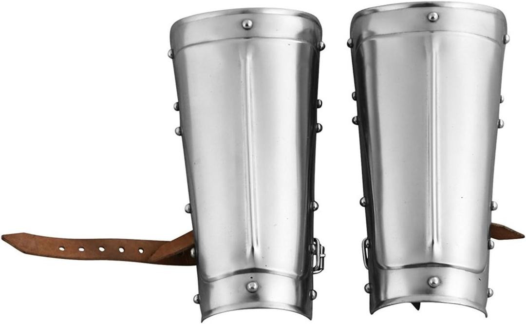 Armor Steel Arm Guards - Metallic - One Size Fit Most