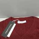 PRETTYGARDEN V Neck Cable Knit Sweaters for Women 2026 Long Sleeve Ribbed Fitted Pullover Tops Business Casual Fall Outfits, Small