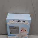 Nunibum Baby Swaddle Blanket Boys Girls Cute Plush Receiving Blanket Ultra-Soft Newborn Sleeping Wraps for Infant 0-6 Months - Grey