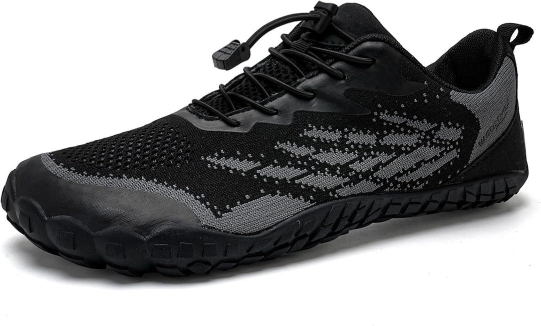 WateLves Water Shoes Men Women Beach Barefoot Aqua Socks Breathable Wide Swim Outdoor Walking Anti Slip Pool Shoes for Hiking Kayaking Diving Surfing (12.5 Women/11 Men)