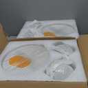 LE TAUCI 4.5 Inch Small Bowls Set of 8 +10 Inch Dinner Plates Set of 8, Arctic White