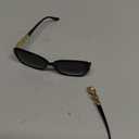 FEISEDY Women's Fashion Sunglasses, Oversized Square Frame with Pearl Sparkling, Polarized UV Protection B2821