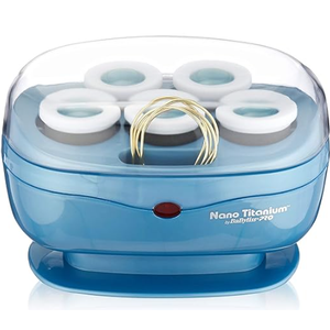 BaBylissPRO Jumbo Hot Rollers, Nano Titanium Hair Styling Tools & Appliances, 5 Count (Pack of 1) BABNTTS7
