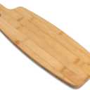 The Memory Company Officially Licensed NFL Bamboo Paddle Cutting Board  Engraved Team Logo, Durable & Eco-Friendly Kitchen Accessory, 15.2 x 4.9 Inches