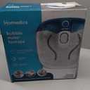 Homedics Bubble Mate Foot Spa, Toe Touch Controlled Foot Bath with Invigorating Bubbles and Splash Proof, Raised Massage Nodes and Removable Pumice Stone
