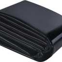 UWIOFF 15 x 20 FT Pond Liner, 20 mil Pond Liners for Outdoor Ponds, UV Resistant Fish Pond HDPE Liner for Backyard Koi Ponds, Pool, Water Features, Fountains, Waterfall and Water Gardens, Black