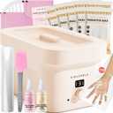 GIRLEARLE 7000ml Paraffin Wax Machine for Hand and Feet, Hand Wax Paraffin Machine Bath with 4.4 lbs Scent-Free Paraffin Wax Refills for Hands, Feet, Elbows & Body to Relieve Stiff Muscles & Joints