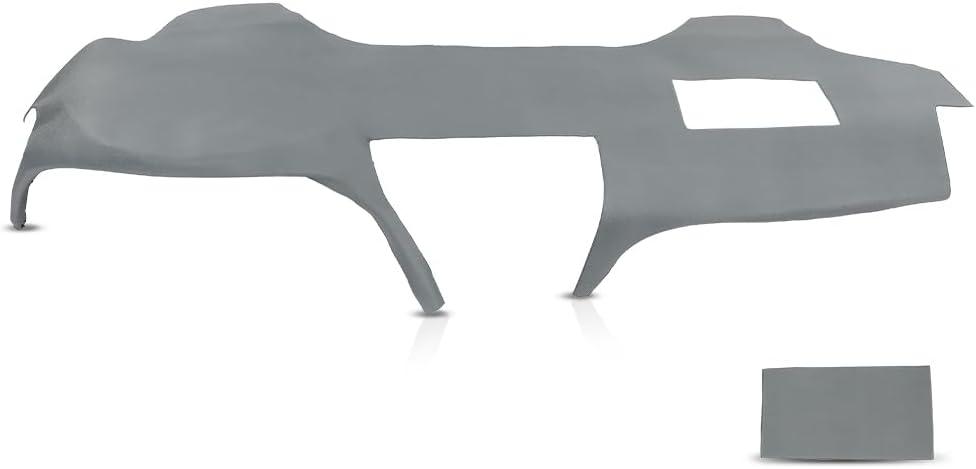 G-PLUS TPE Dash Cover Dashboard Panel Compatible with Toyota Camry 2007 2008 2009 2010 2011 Gray
