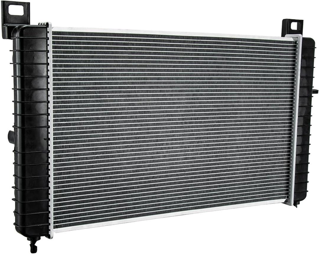 CU2334 Chevy Silverado Radiator Compatible with 1999-2006 Chevy Silverado 1500 2500 3500 Tahoe Pickup 4.3L V6 4.8L 5.3L V8 Gas & GMC Sierra 1500 2500 Yukon XL 1500 Aluminium Core 28in Only