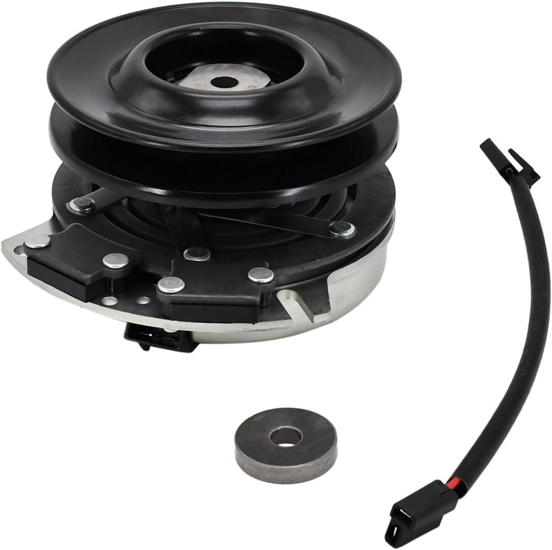 Electric PTO Clutch for Cub Cadet MTD Troy Bilt Craftsman White Outdoor Huskee 717-04552 717-04552A 917-04552 917-04552A 717-04174 917-04174 917-05001 717-1774 917-1774 Warner 5219-25 5219-98 5219-64