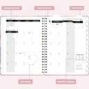 2026 Planner, Weekly and Monthly Calendar Academic Planner, Jan 2026 - Dec 2026, Planning Agenda Book for Desk Accessories and School Supplies - Letter Size(8.5'' x 11'')