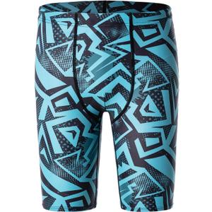 DEVOROPA Boys Swim Jammers Youth Competitive Swim Team Trunks Racing Swimsuit Athletic Swimming Shorts Slim/Standard/Husky (Small)