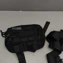 Tactical Fanny Pack Military Waist Bag Pack with USA Flag Patch Utility Hip Pack with Adjustable Strap for Outdoors Fishing Cycling Camping Hiking Dog Walking 