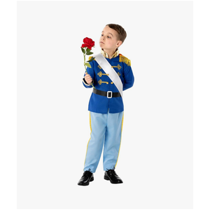 fun shack Boys Prince Costume - Kids Prince Charming Dress Up Outfit for Boys - Royal Dress Up Costume for, Kids Small
